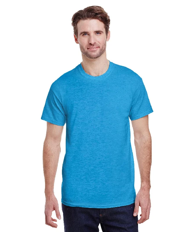 Gildan Ultra Cotton Heavyweight T-Shirt | Heather Sapphire