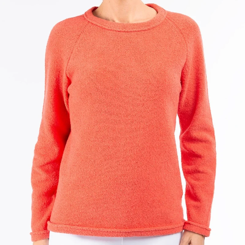 Epic Deals Baseball Pullover in Coral