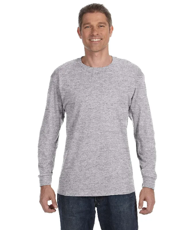 Gildan Heavy Cotton Long Sleeve T-Shirt | Sport Grey