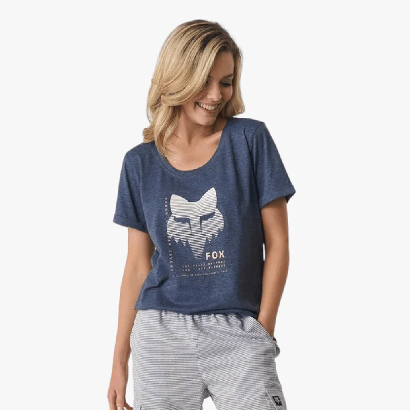 Clearance Sale Fox Womens Dispute Short Sleeve Tee Navy Mel