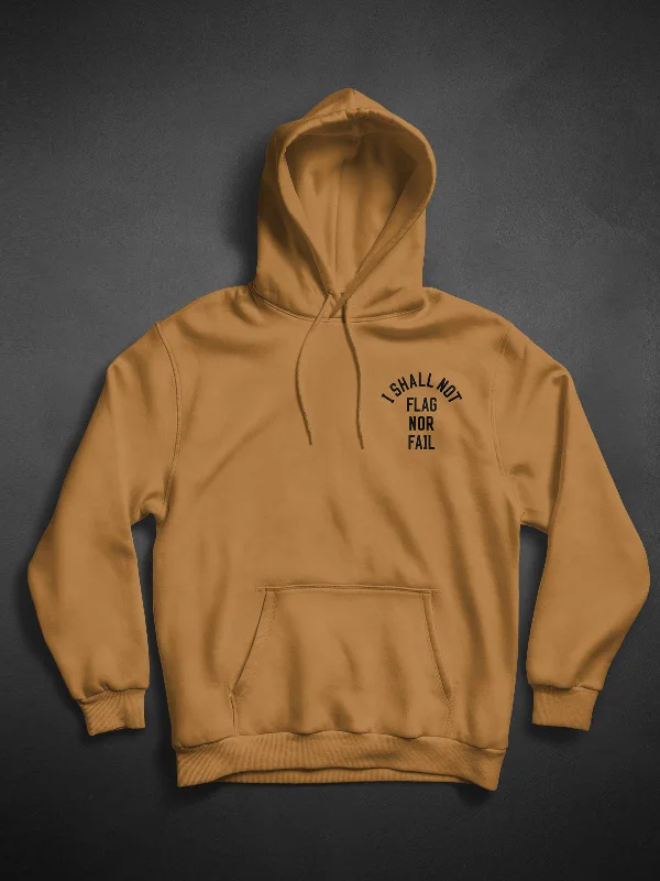 Stock Up ANTHEM HOODIE- SADDLE/BLACK