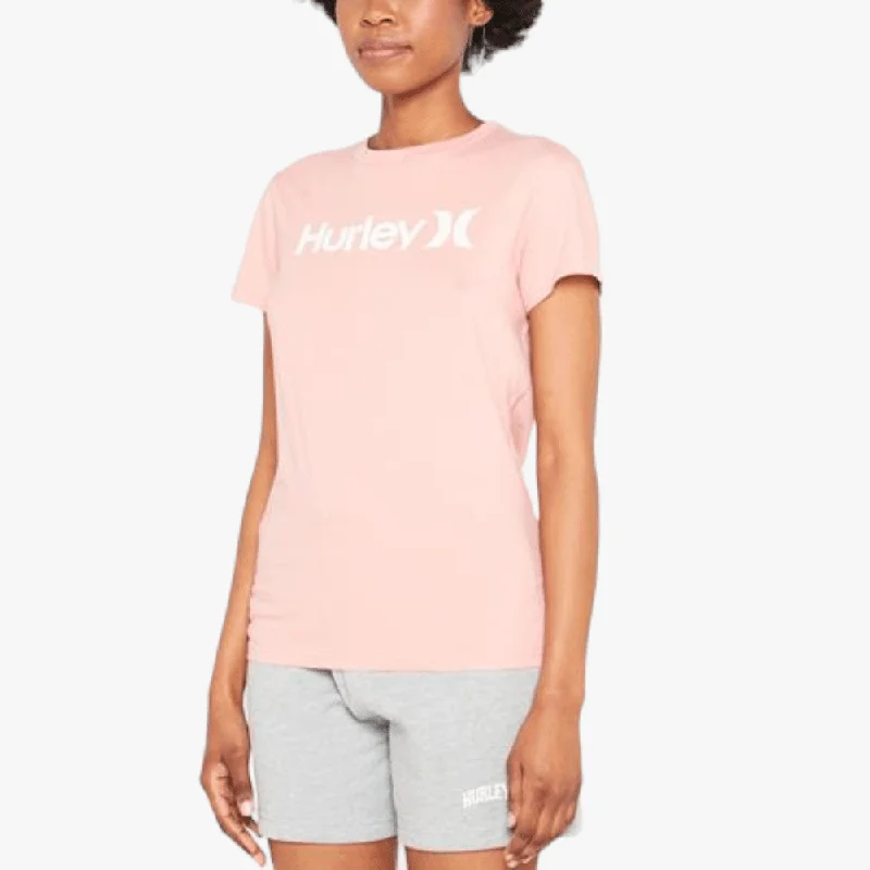 Savings Spectacular Hurley Ladies Oao Solid Seasonal Short Sleeve Tee Unbleached