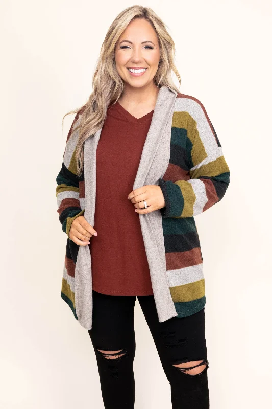 Fantastic Deals Slowing Down Cardigan, Olive