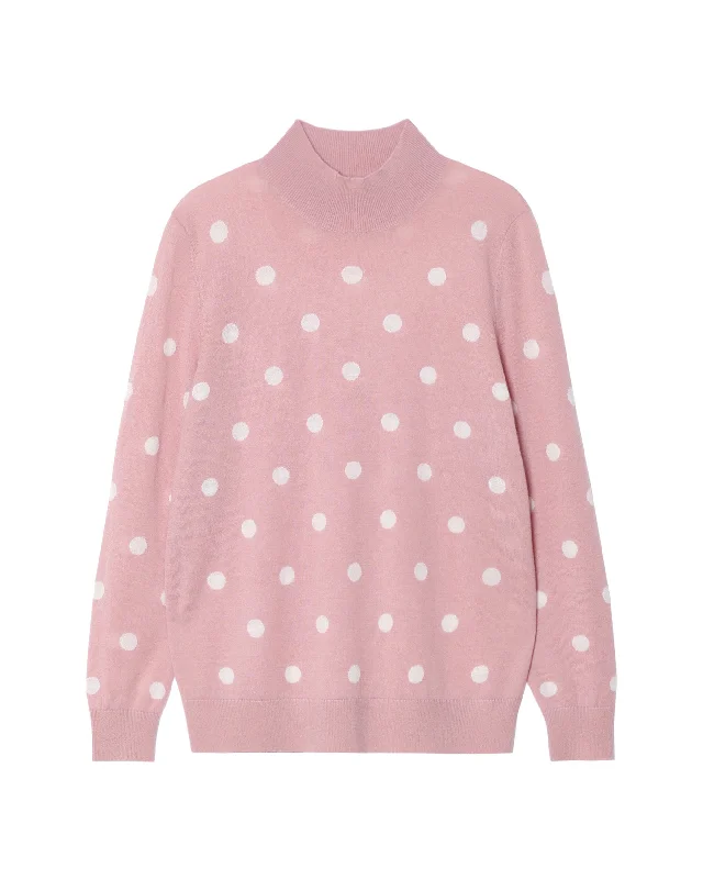 Weekend Savings Spectacular Cashmere Dot Long Sleeve Top