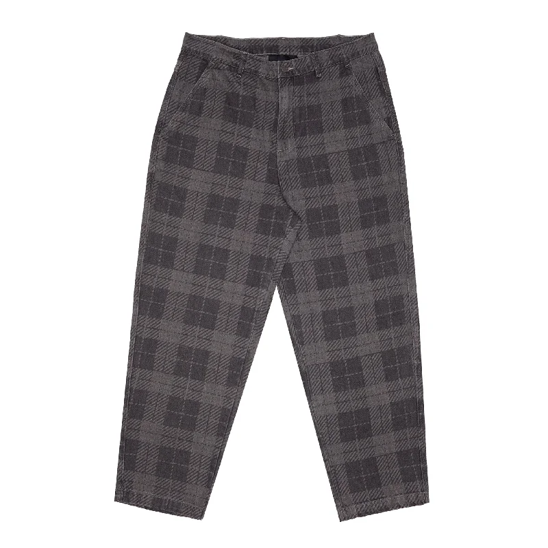 Gene's Jeans - Plaid Greys