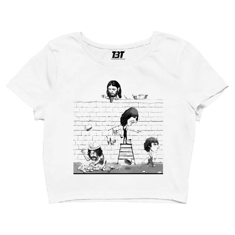 Weekend Offers You Can't Ignore Pink Floyd Crop Top - The Wall Cartoon