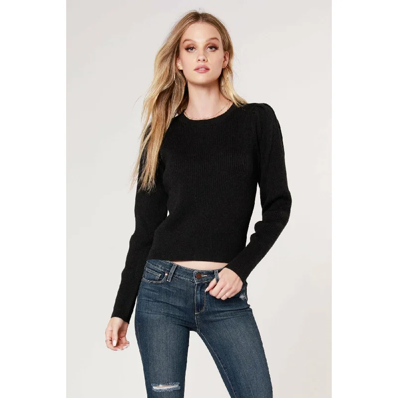 Major Savings Bishop Pleated Sleeve Sweater