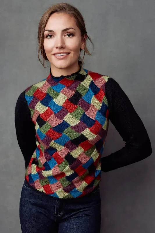 Time-Limited Offer Mirella Woman Pullover, Qiviuk, Merino & Silk