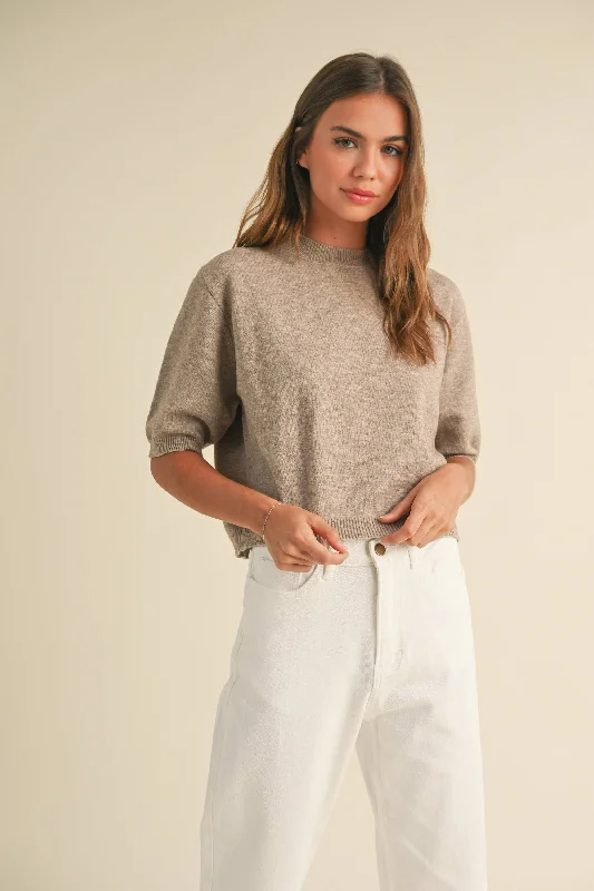 Deep Discounts Short Sleeve Sweater Top