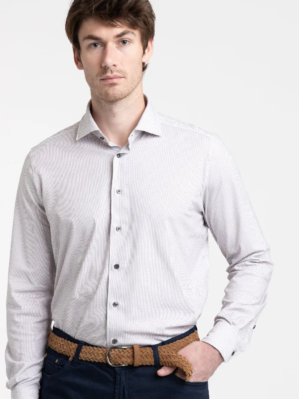 Medium Grey Modern 4-Flex Dress Shirt