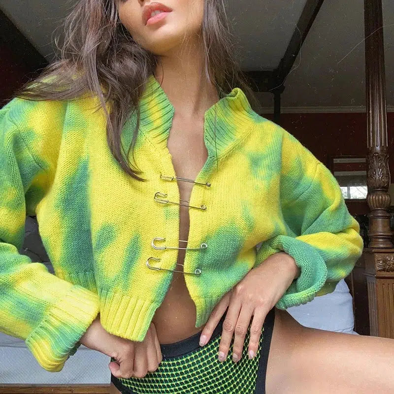 Huge Discounts Tie Dye Cardigan