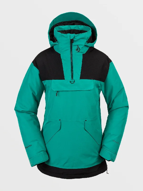Weekend Price Cuts Galore Womens Fern Insulated Gore Pullover - Vibrant Green