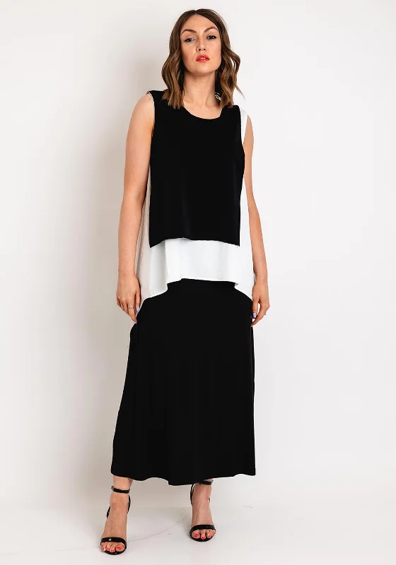 Weekend Discounts You Deserve Ever Sassy Round Neck Layered Top, Multi
