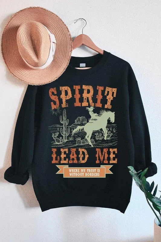 Unbeatable Deal Desert Worship Spirit Graphic Fleece Sweatshirts