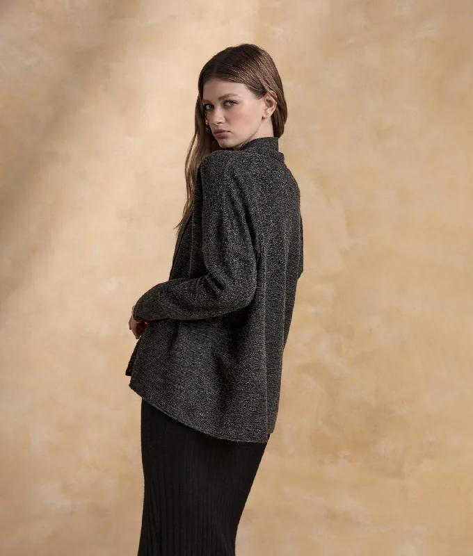 Amazing Deals Baby Alpaca Loose Cardigan