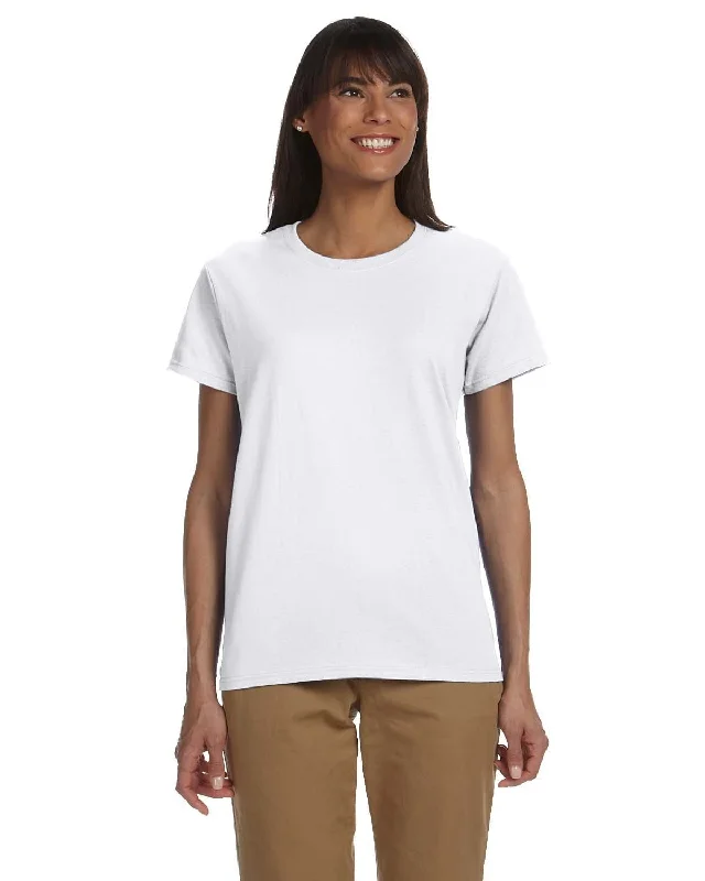 Gildan Ladies Ultra Cotton Heavyweight T-Shirt | White