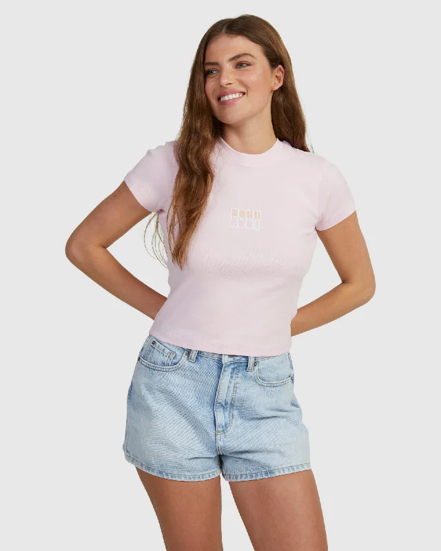Can't Miss Womens Summertime Glow Baby Tee T-Shirt