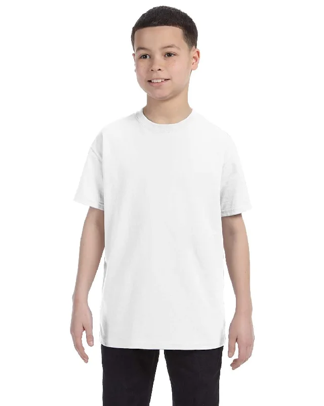 Gildan Youth Lightweight 100% Cotton T-Shirt | White