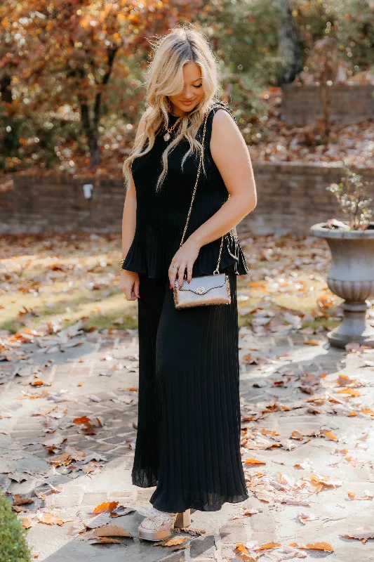Year-End Sale Mariah Pleated Long Dress Pant*