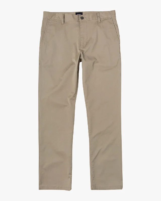 The Weekend Stretch Straight Fit Pants - Khaki