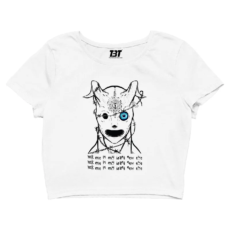 Steals and Deals Slipknot Crop Top - Eyeless