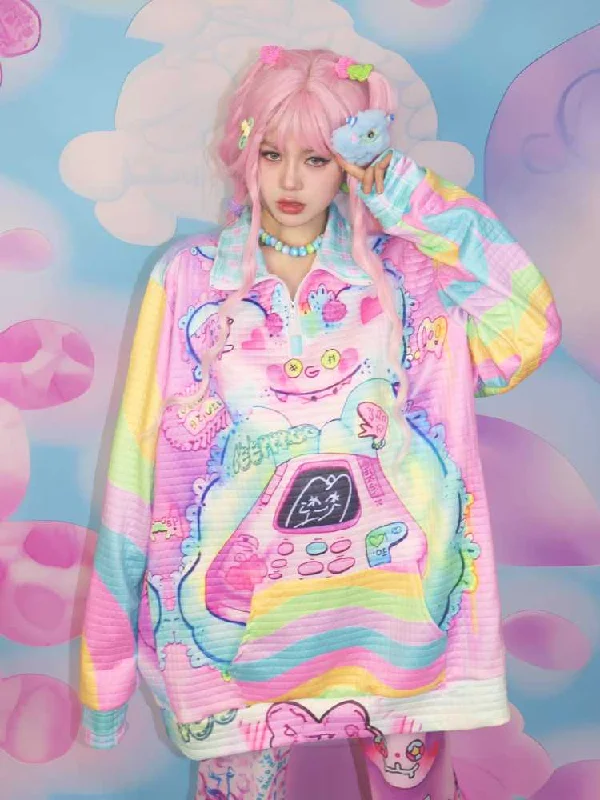 One-Day Only Soft Girl Sweatshirt Jacket [S0000010293]