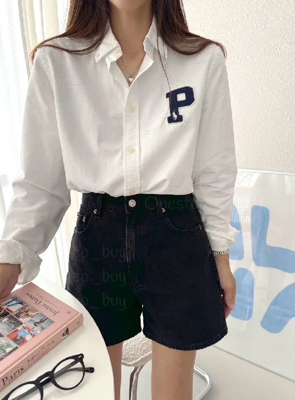 The Best Prices Big Boys Cotton Oxford Letterman Shirt