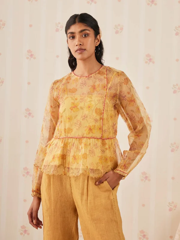 Weekend Bargains to Indulge In Sunshine Organza Blouse