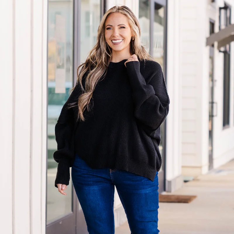 Low Prices Magically Perfect Sweater, Black