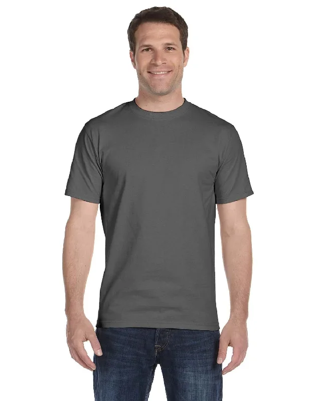 Hanes ComfortSoft 100% Cotton T-Shirt | Smoke Gray