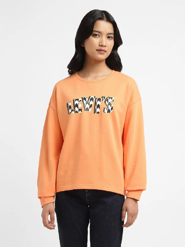 Weekend Deals That Impress Women's Printed Crew Neck Sweatshirts