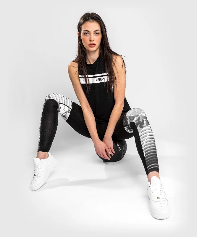 Limited Quantity Venum YKZ21 Leggings – Black/White