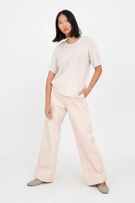 Overstock Sale M.PATMOS Vicky Cashmere Tee - Pink Salt