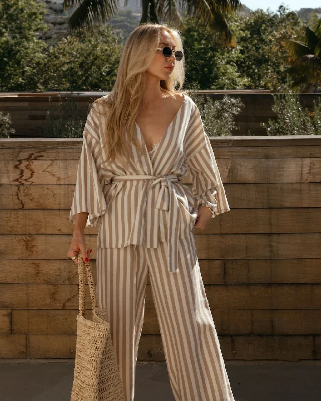 Year-End Sale Catch Me Waist Tie Kimono Top