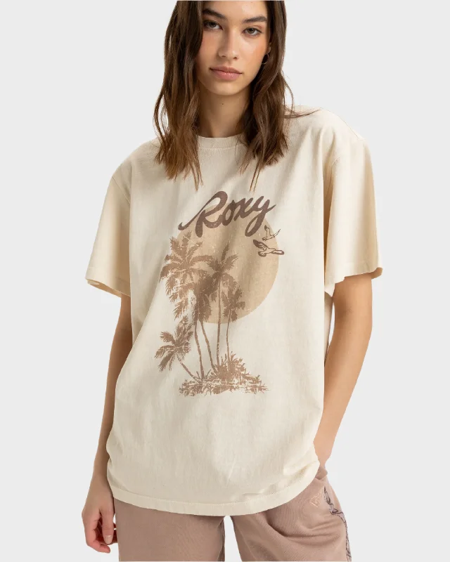 Clearance Sale Womens Sunny Oversized Stone Wash T-Shirt