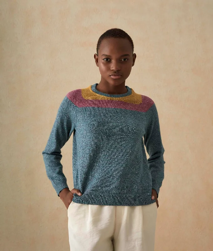 Extra Savings Intarsia Yoked Sweater