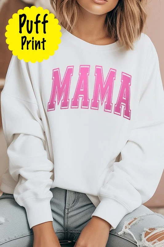 Weekend Savings Fiesta Puff Print Pink Mama Graphic Sweatshirt