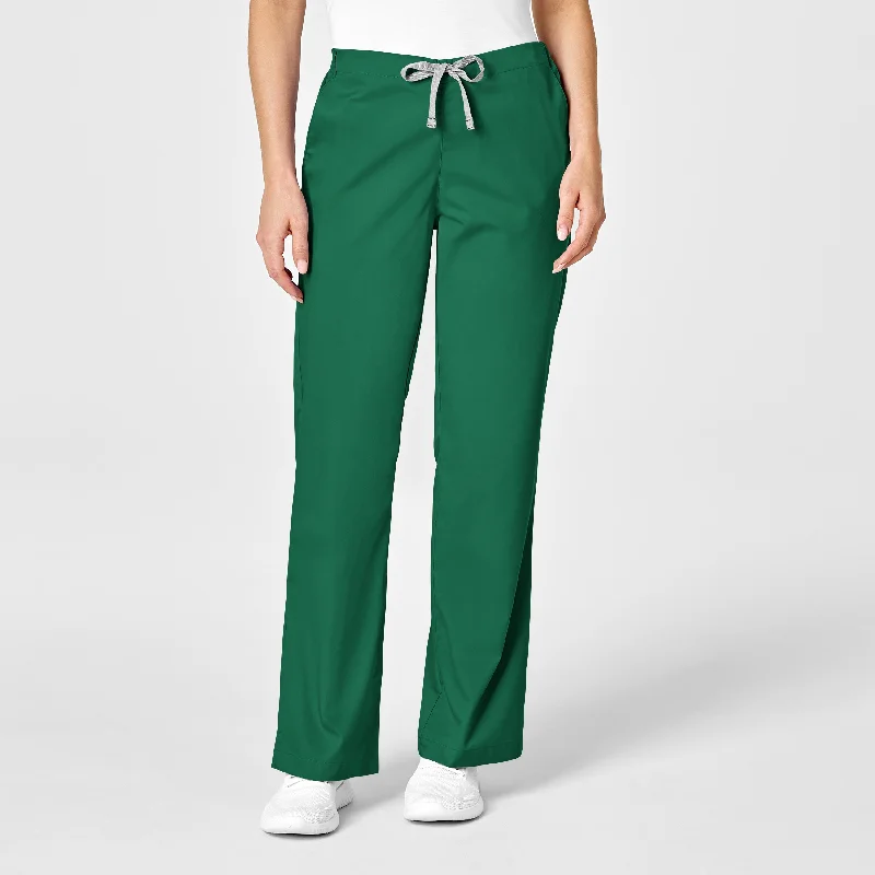 Exclusive Savings WonderWORK Women's Flare Leg Scrub Pant - Hunter