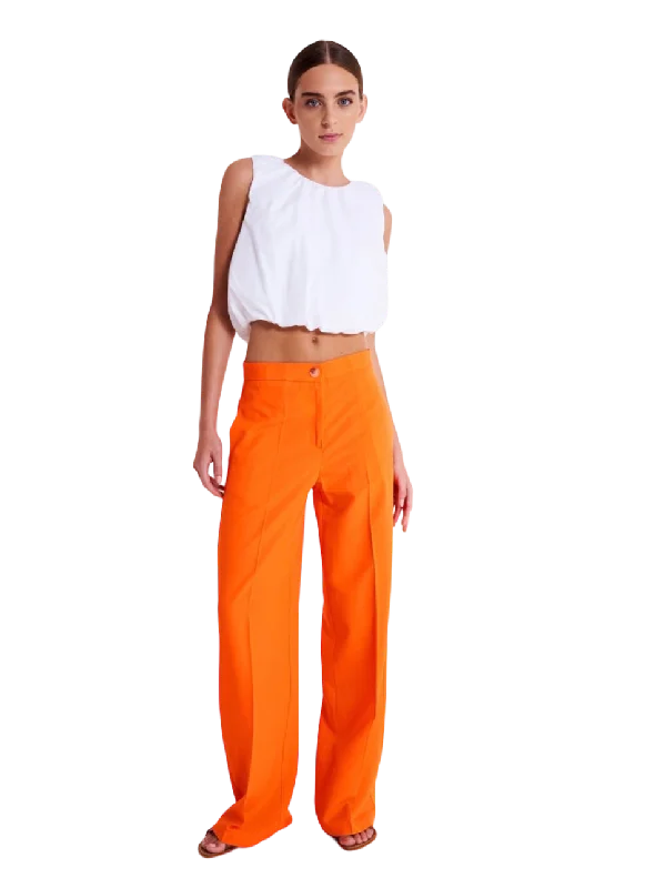 Bargain Blast Vicolo orange linen pants