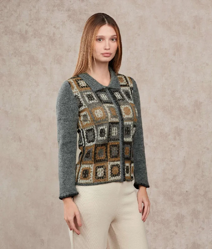 Midnight Madness Dreams Of Crochet Cardigan