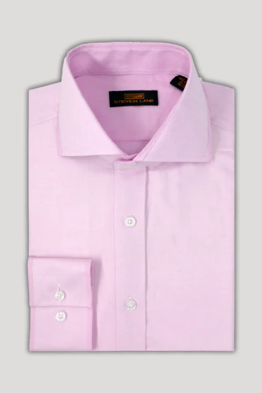 Steven Land Dress Shirt | Piccadilly | Spread Collar | Button Placket | 100% Cotton