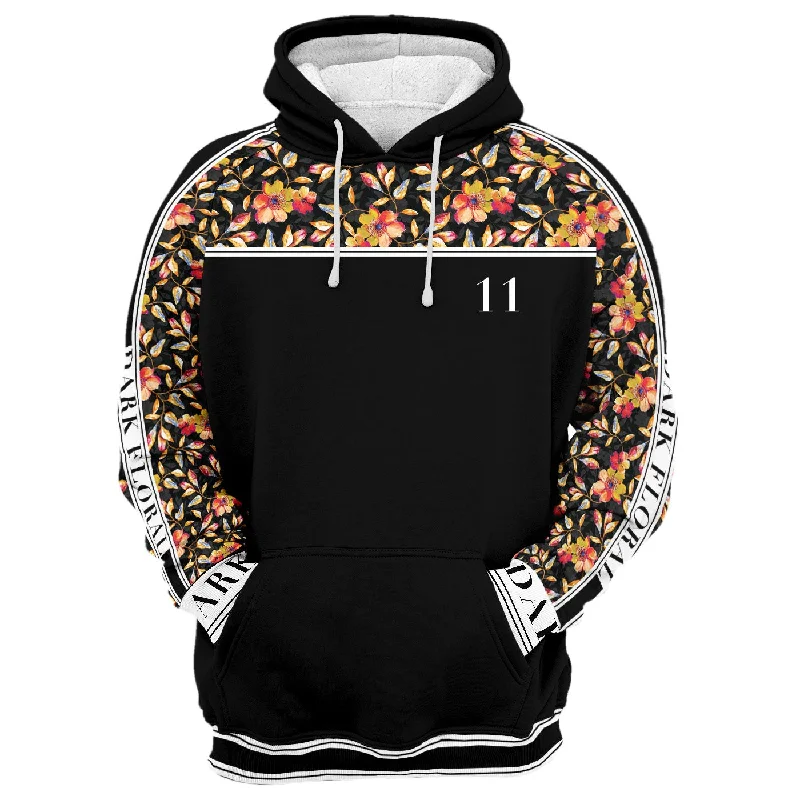 Weekend Offers That Dazzle Golden Floral Hoodie