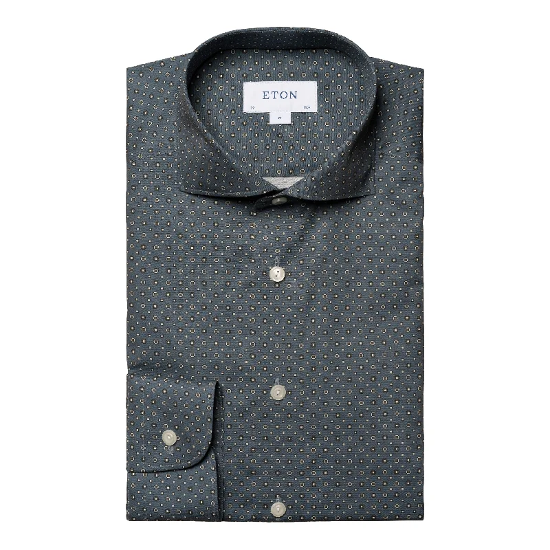 Slim Fit - Medallion Print Shirt