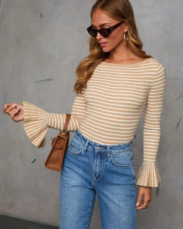 Savings Galore All About You Bell Cuff Long Sleeve Top