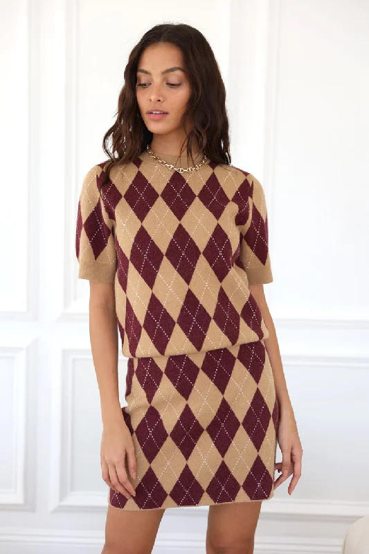Great Bargains Rina Argyle Top