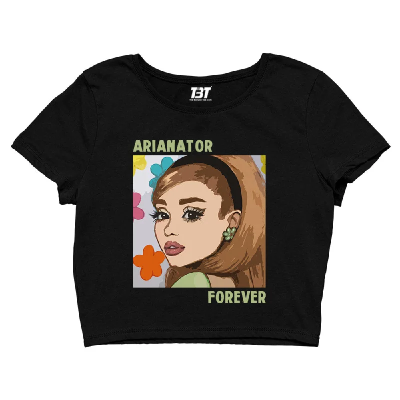 Weekend Deals to Make You Happy Ariana Grande Crop Top - Arianator Forever