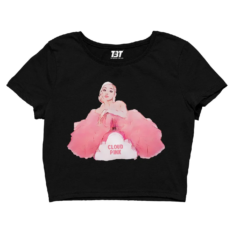 Weekend Offers That Excite Ariana Grande Crop Top - Cloud Pink