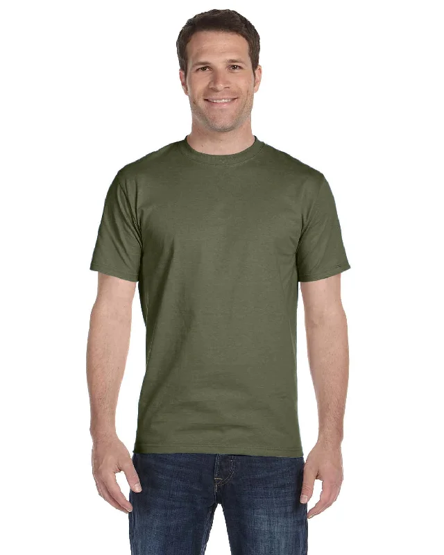 Hanes ComfortSoft 100% Cotton T-Shirt | Fatigue Green