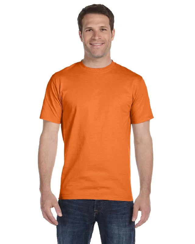 Hanes ComfortSoft 100% Cotton T-Shirt | Safety Orange