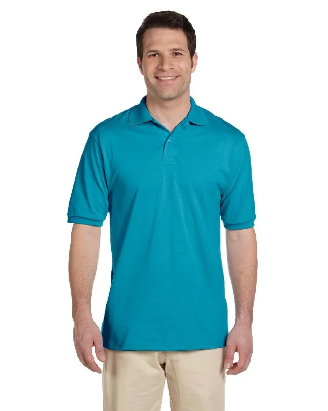 Jerzees 50/50 Jersey Knit Polo Shirt | California Blue